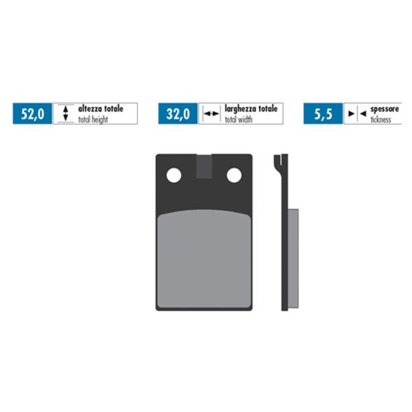 Polini brake pads original