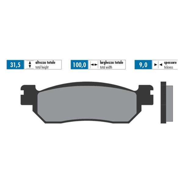 Polini brake pads original