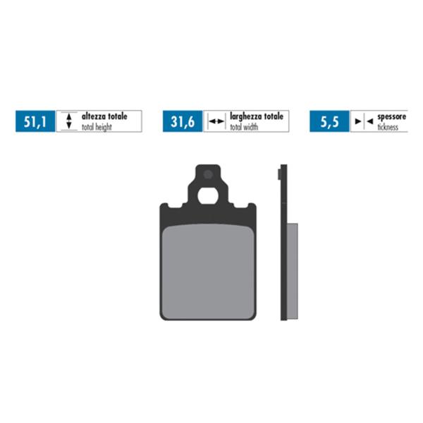 Polini brake pads original