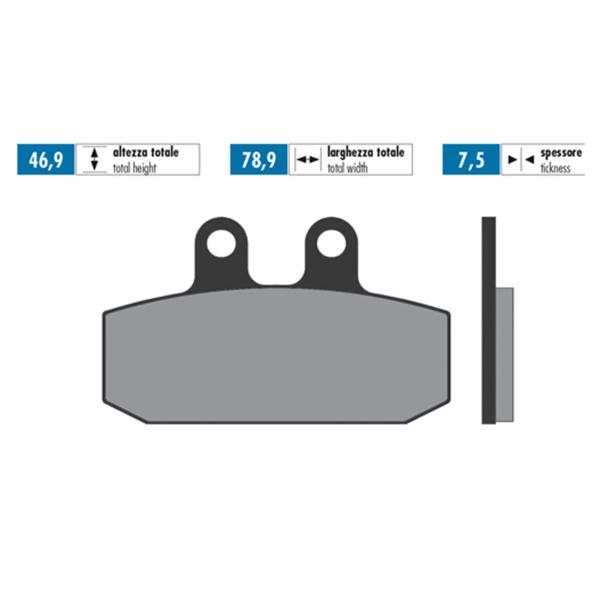 Polini brake pads original