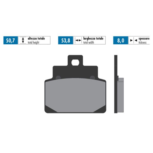 Polini brake pads original