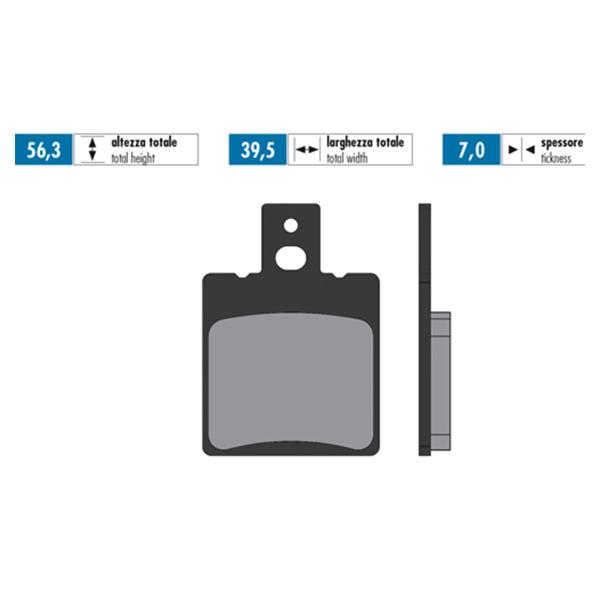 Polini brake pads original