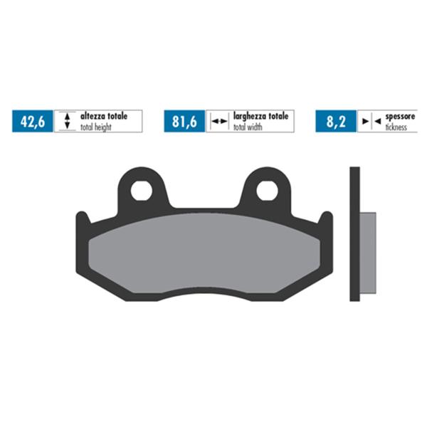 Polini brake pads original