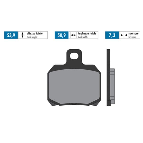 Polini brake pads original