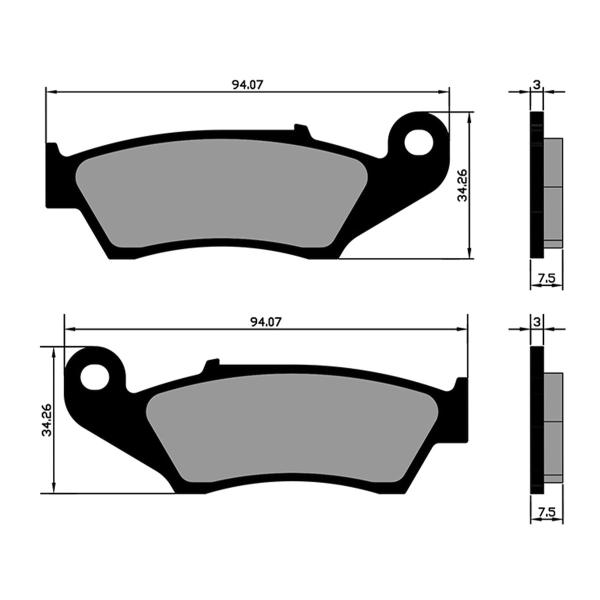 Polini brake pads original