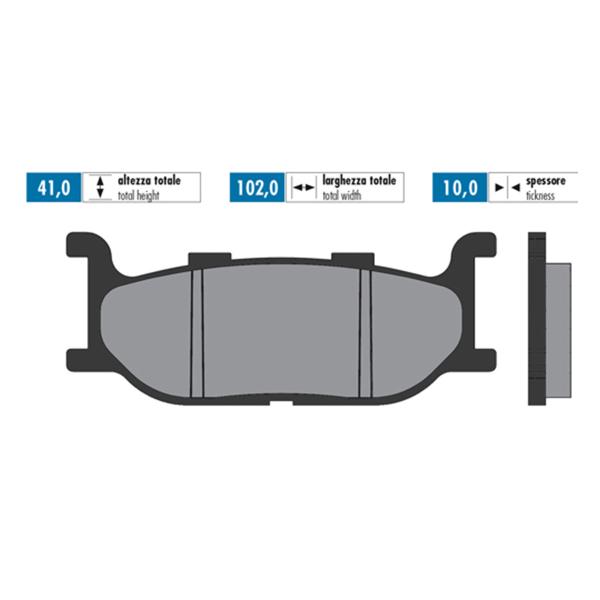 Polini brake pads original