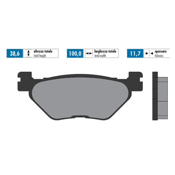 Polini brake pads original