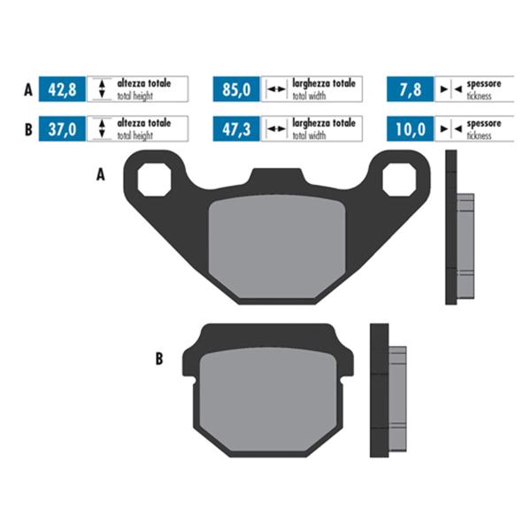 Polini brake pads original