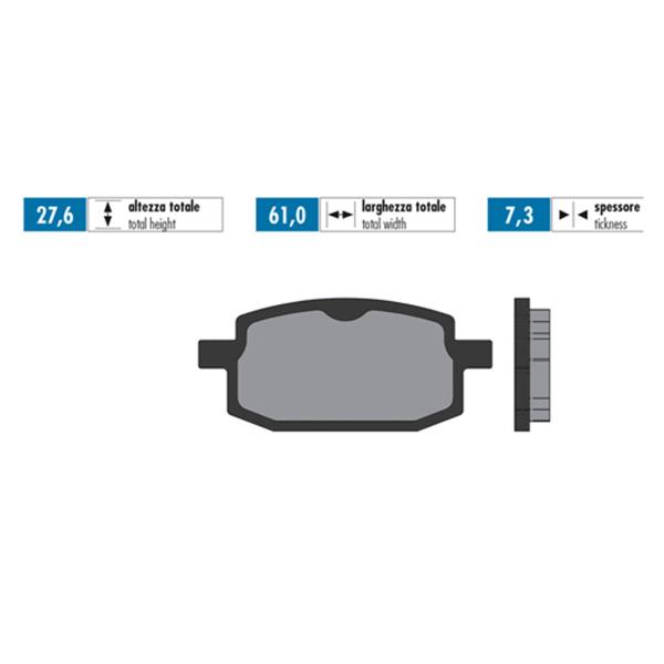 Polini brake pads original