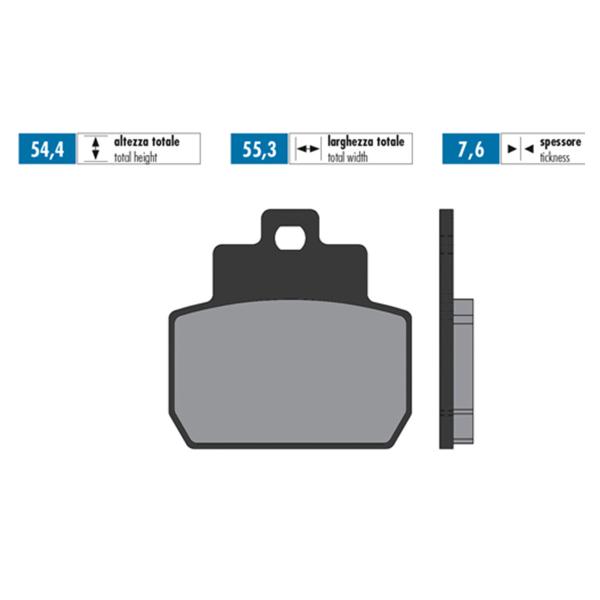Polini brake pads original