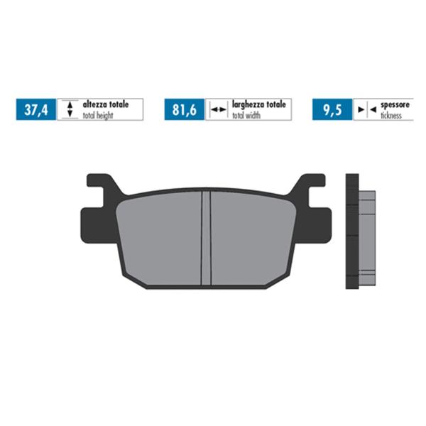 Polini brake pads original