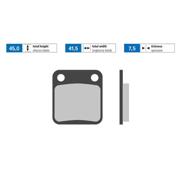 Polini brake pads original