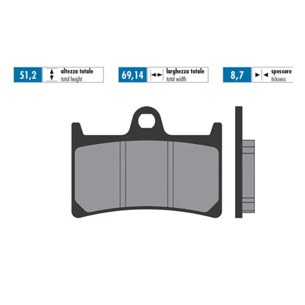 Polini brake pads original