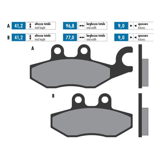 Polini brake pads original