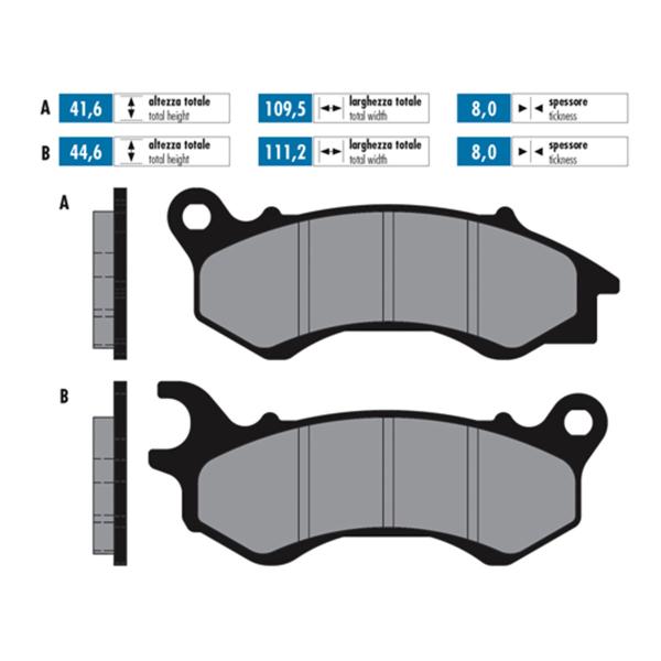 Polini brake pads original