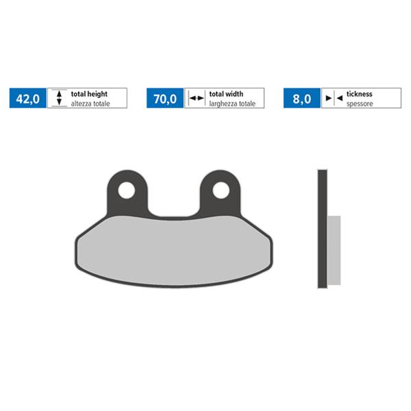 Polini brake pads original