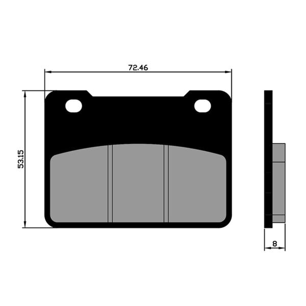 Polini brake pads original