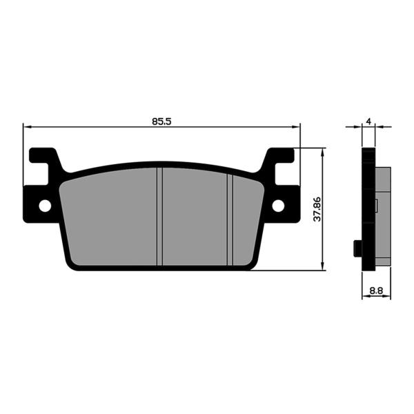 Polini brake pads original