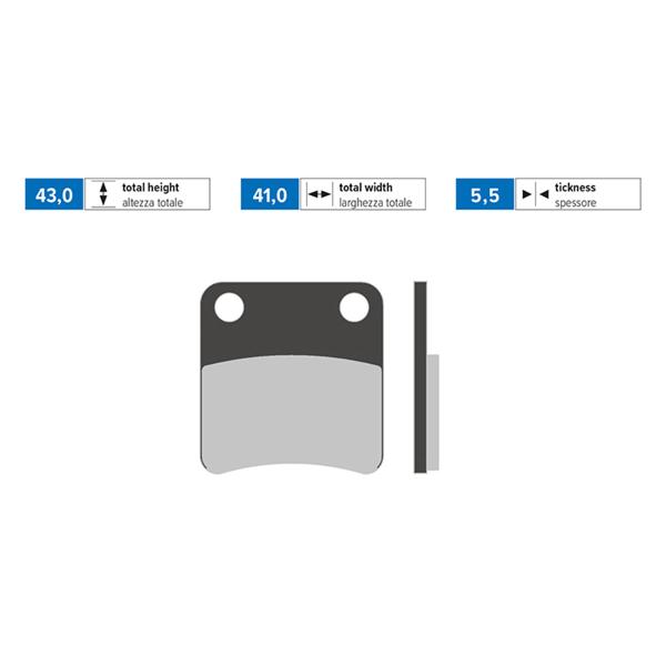 Polini brake pads original