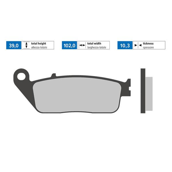 Polini pastiglie freno original