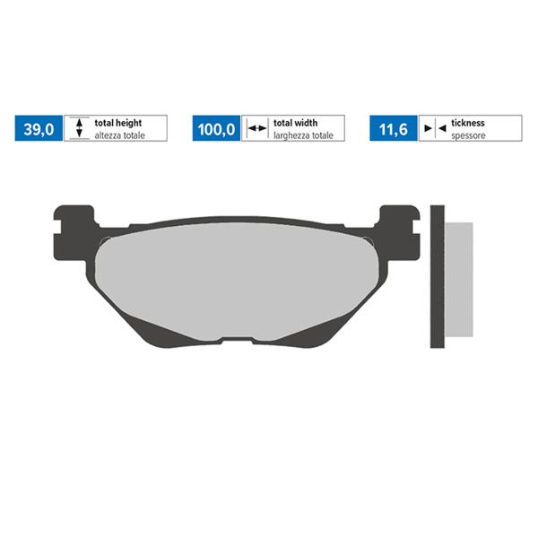 Polini brake pads original