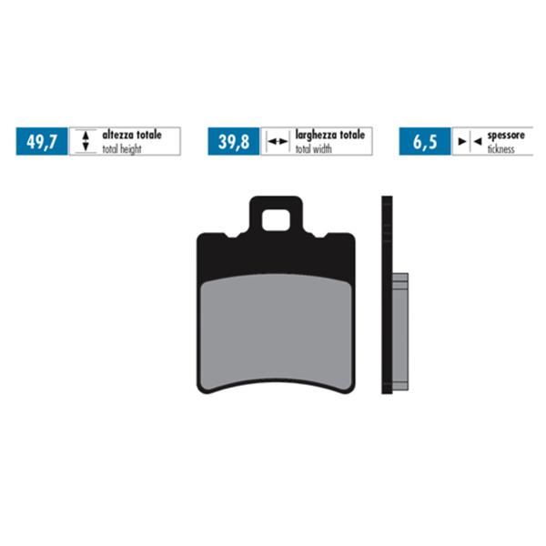 Polini pastiglie freno sintered