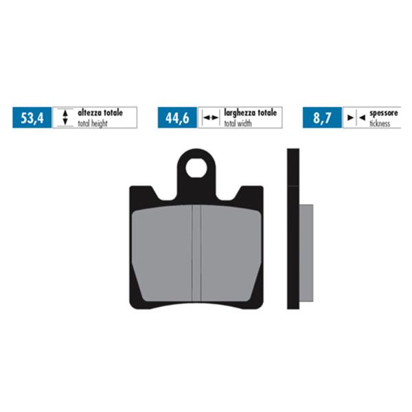 Polini brake pads sintered