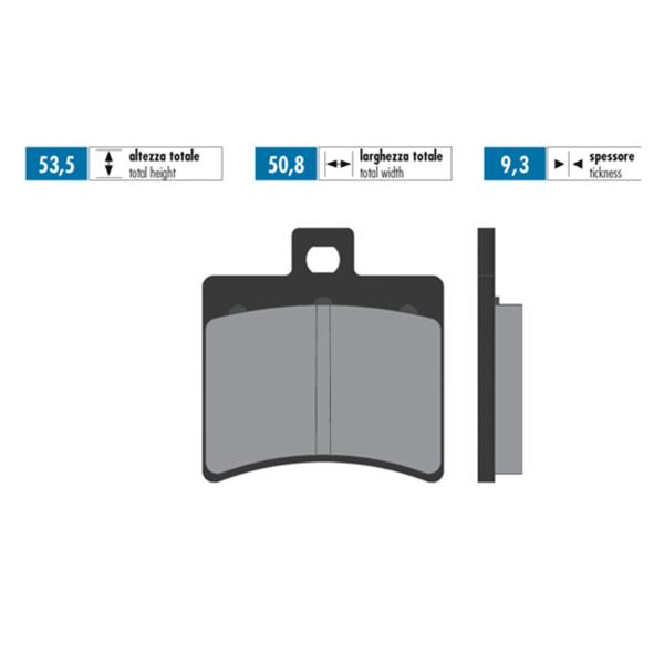 Polini brake pads sintered