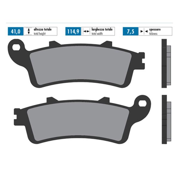 Polini brake pads sintered