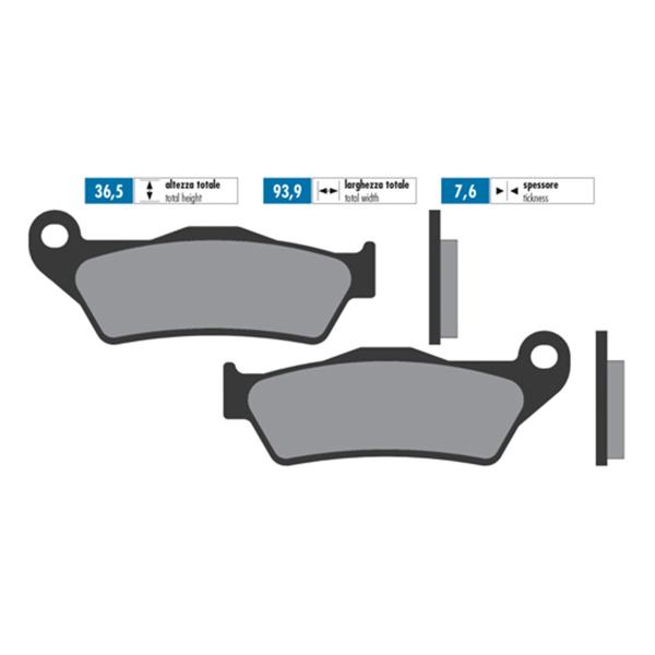 Polini brake pads sintered