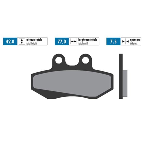 Polini pastiglie freno sintered
