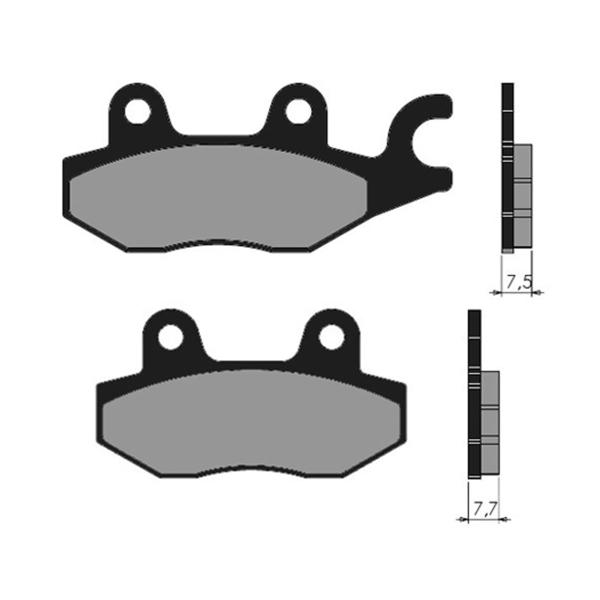 Polini brake pads sintered