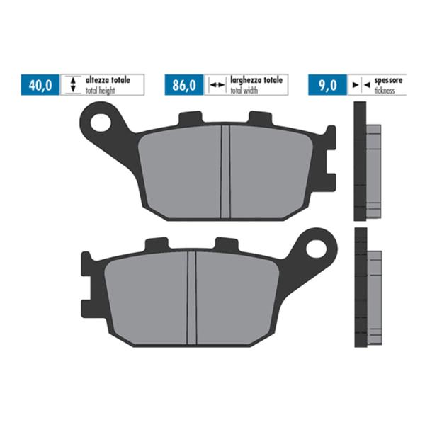 Polini pastiglie freno sintered