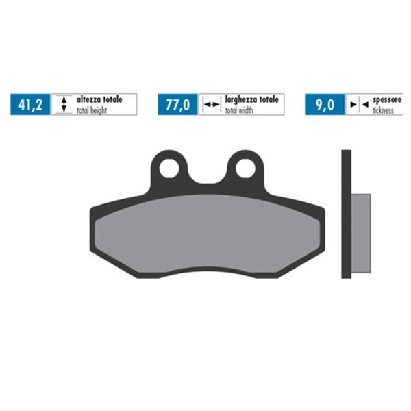 Polini brake pads sintered