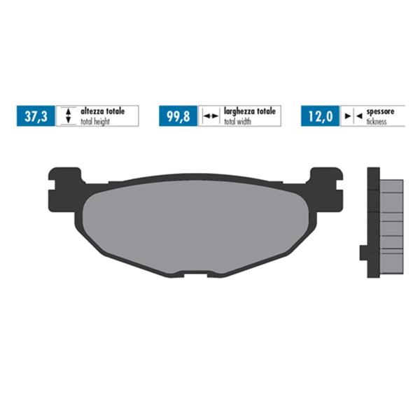 Polini brake pads sintered