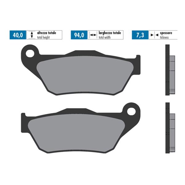 Polini brake pads sintered