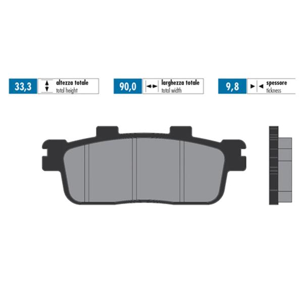 Polini pastiglie freno sintered