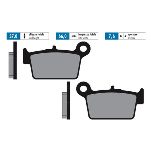 Polini pastiglie freno sintered