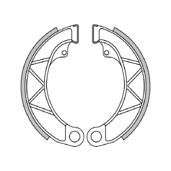 Polini brake shoes d. 152x25 (no spring)