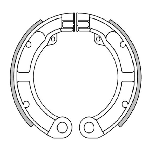 Polini brake shoes d. 125x20 (no spring)