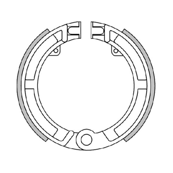 Polini brake shoes d. 125x17 (no springs)