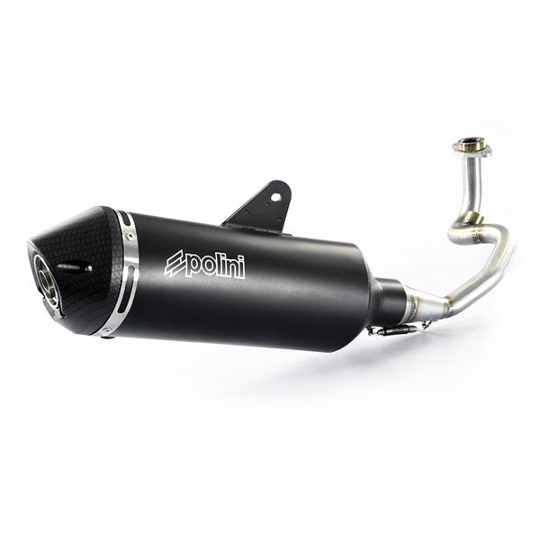 Marmitta Omologata Turbo Kit Per RIEJU MARATHON 125 PRO 4T (EURO 3) | Silenziatore In Alluminio