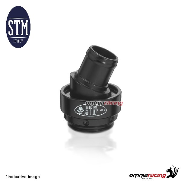 Sfiato olio STM senza lamella per Ducati Hypermotard colore nero
