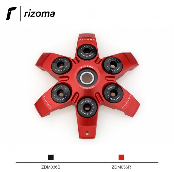 Rizoma piatto spingidisco frizione colore rosso per Ducati 1098/S 2006>2011 / 1198/S 2008>2012