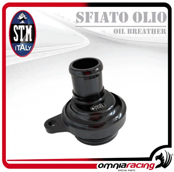 STM Sfiato olio colore Nero per Ducati HYPERMOTARD/ MULTISTRADA/ MONSTER