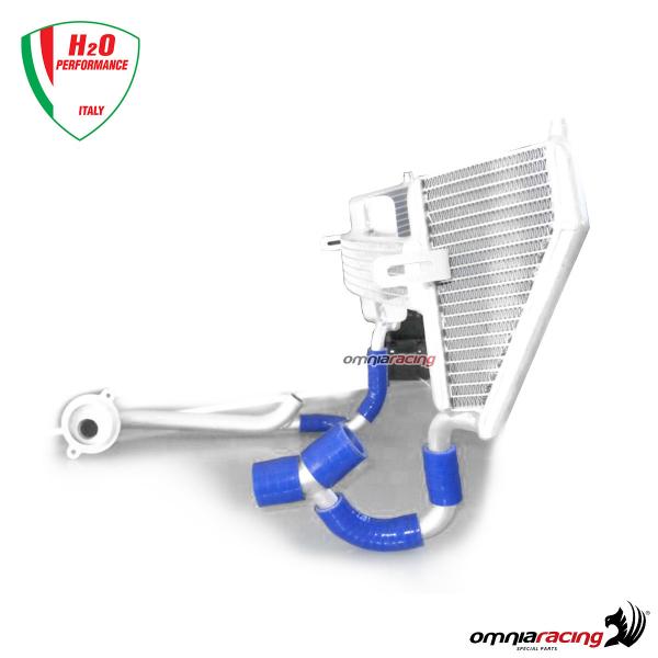Radiatore acqua addizionale H2O+kit di montaggio per Yamaha YZF R1/M1 2015>