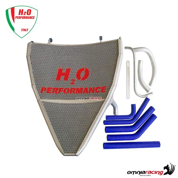 H2O Performance Radiatore Acqua Maggiorato Racing + kit per Honda CBR1000RR 2008>2019