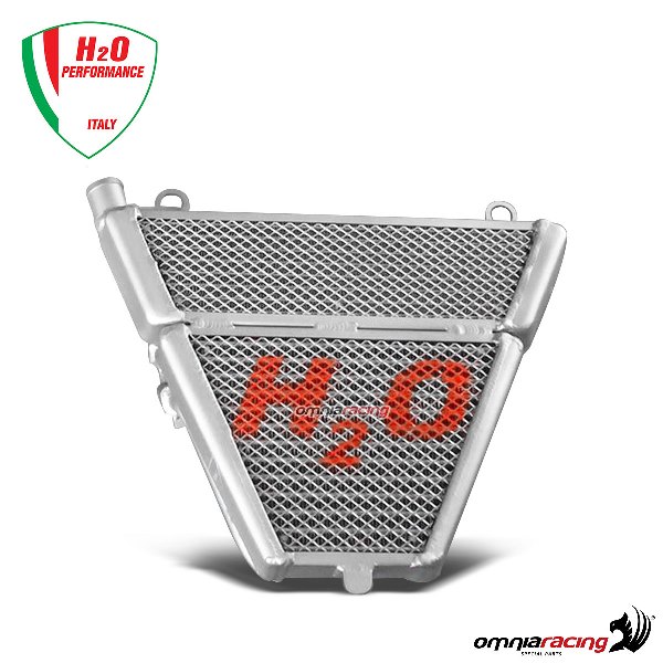 H2O Additional water radiator (Including oil rad.) + mounting kit for Ducati 1199 Panigale