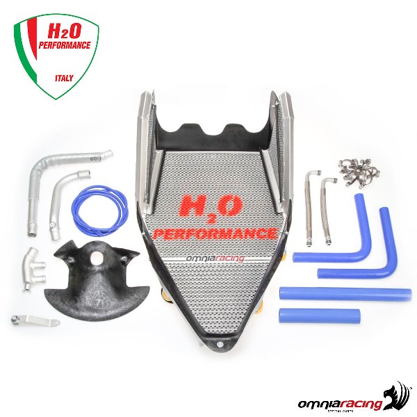 H2O Galletto Oversized water + oil radiator + mounting Ducati Panigale V4/V4S MY24