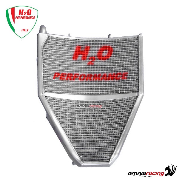 Radiatore acqua maggiorato H2O per Honda CBR600RR 2007>2013